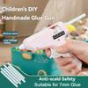2024 New 20W Hot Melt Glue Gun Plug-In Anti-Scalding Children's Hot Silicone Gun 7Mm Glue Stick Adhesive Gluegun Small Glue Gun