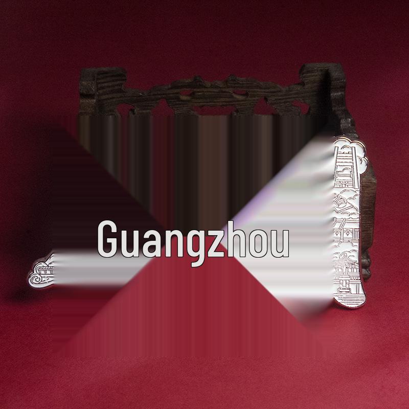Rose Gold Shenzhen Landmark Metal Refrigerator Magnet