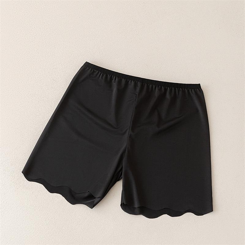 Summer Ice Silk Seamless Anti-Exposure Leggings - Breathable, Hip-Lifting, Non-Curling 3/4 Length