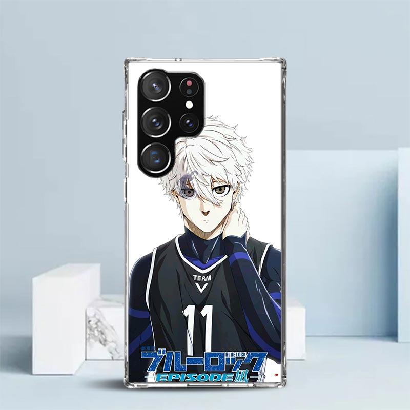 Blue Lock Nagi Seishiro Soft Cover for Samsung Galaxy S25 Edge S26 S24 S23 Ultra Phone Case S22 S21 Plus S20 FE Print Pattern Sh