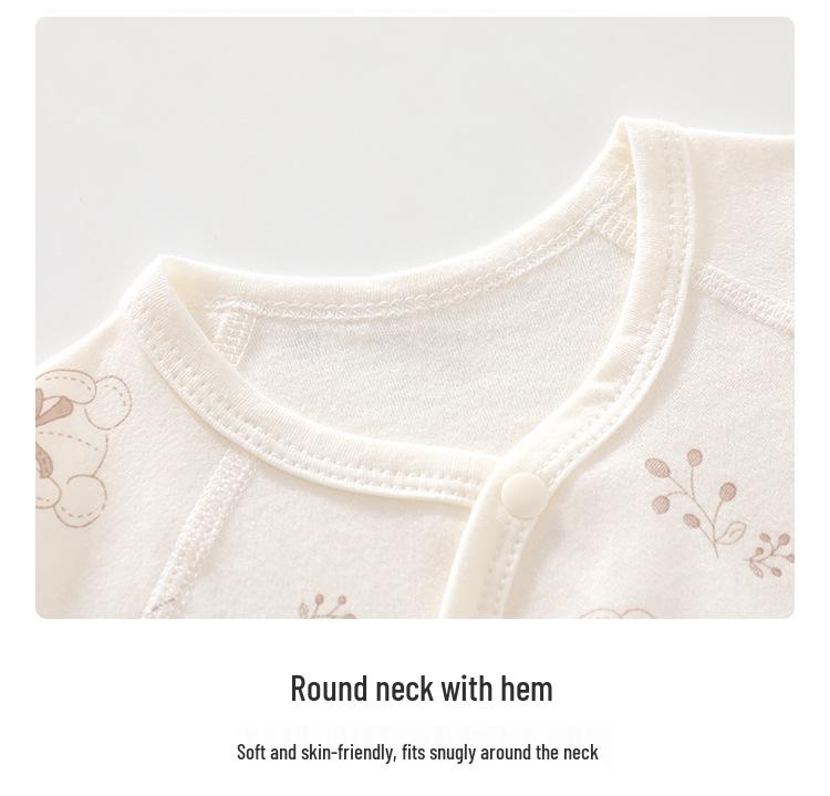 Vêtements bébé 100% Coton - Ensemble Haut & Pantalon à Entrejambe Ouvert pour Garçons et Filles