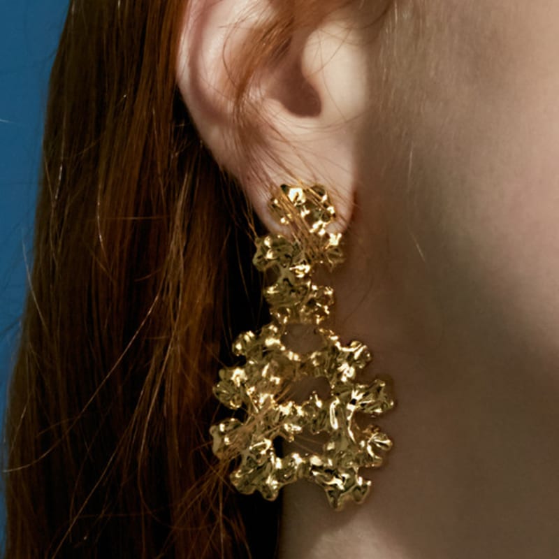 POPPI Gentle wave `drop` earrings