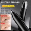 1Pc  Electric Nose Hair Trimmer Ear Hair Trimmer Eye-brow Shaping Professional Safe Painless Portable For Business Trip And Home