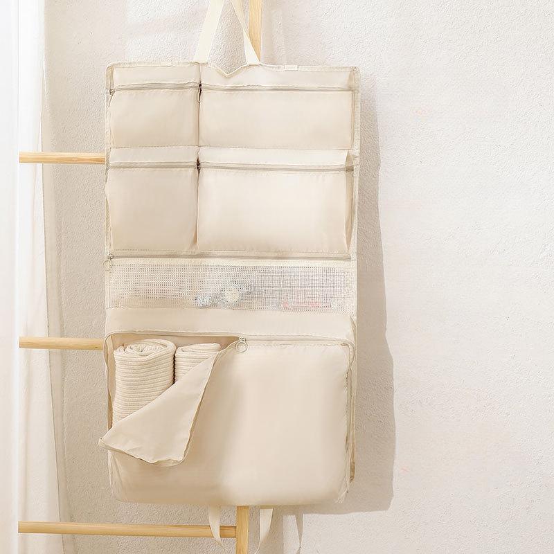 1Pc Travel Storage Hanging Bag Portable Portable Portable Grid Clothing Sundries Storage Bag Sub-packaging Clothing Organizing Bag
