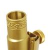 Bocchino Metallico per Sassofono Dorato Bocchino per Sassofono Soprano Bocchino Professionale per Sassofono con Set di Tappi