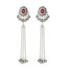 Retro Exotic Tassel Dangle Earrings - Artistic, Classical, and Exquisite Hollow Design