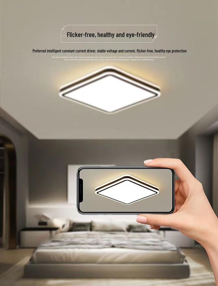 Round Ceiling Light Fixture for Bedroom, Living Room, Restaurant, or Balcony - Simple and Elegant Lighting Solution