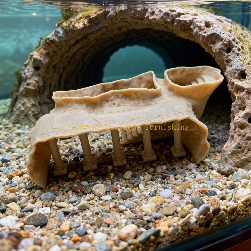  Aquarium Decorations Cave Fish Tanks Accessories Palaces Decors for Cave Hide Decorations Betta Toy Hideouts House