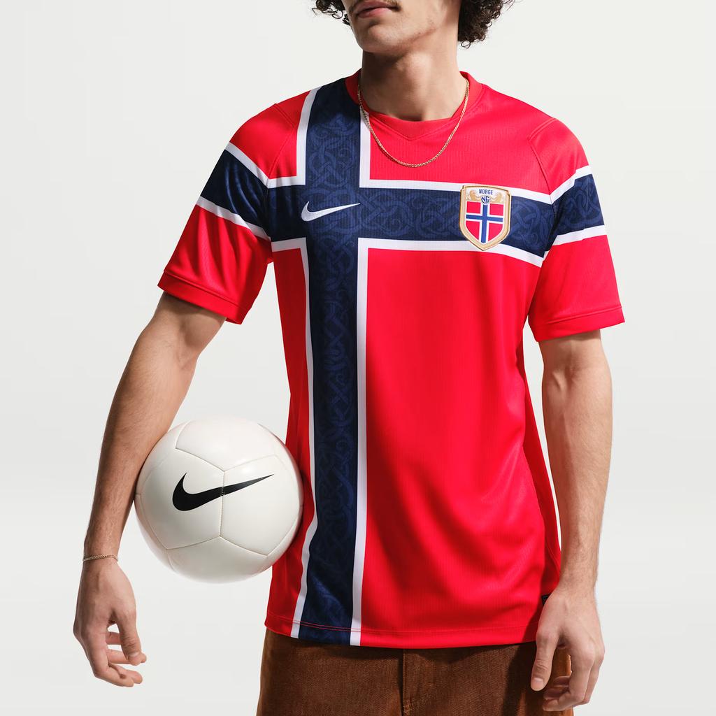 Nike Norveç 2026 Stadyum İç Saha Erkek Nike Dri-FIT Futbol Replica Forması IB5316-673