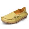 Women Flats Genuine Leather Fashion Walking Women Shoe Moccasins Ballet Flats Oxford Nurse Shoes Black Plus Size Ladies Shoes