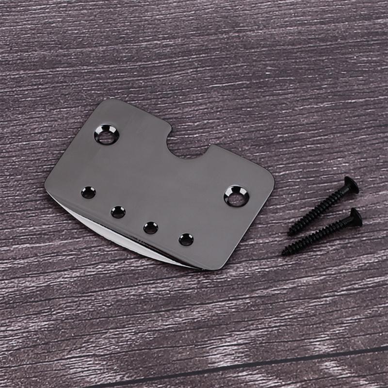 4 String Box Guitar Tailpiece Replacement Instrument Accessory Guitar Tailpiece Metal Box Guitar Tailpiece