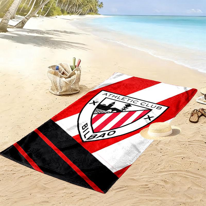 Athletic Club logo Print Beach Towel, Large Soft Quick Dry Towel for Beach Camping Swimming