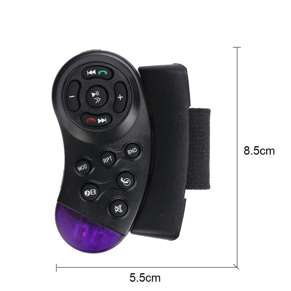 For Car Universal Portable Steering Wheel IR Remote Control Car Electronics Car Player Vehicle DVD