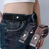 Verstellbares Stretch Elastisches Taillenband Unsichtbare Gürtelschnalle Gürtel ohne Schnalle für Damen Herren Jeans Hosen Kleid Keine Schnalle Einfach zu tragen