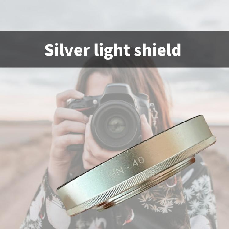HN40 Kamera-Objektivhaube Silber Reflektierende Schutzoberflächen für Z DX 16-50mm Perfekt für Reisefotografie