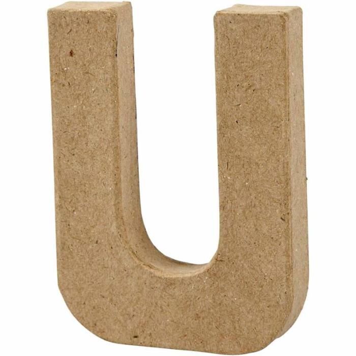 Handmade Paper Mache Letter. Ref 26659