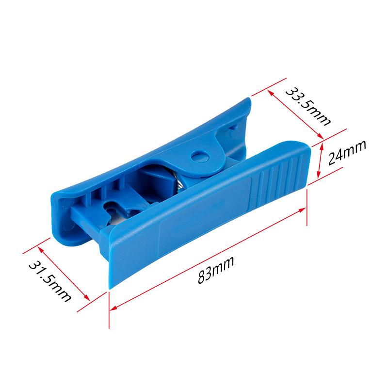 Capricorn 1M XS Series PTFE Bowden Tubing 1.75MM – 2X PC4-M6/2X PC4-M10 Fittings & Cutter for Creality Ender 3/5/CR-10 3D Printe
