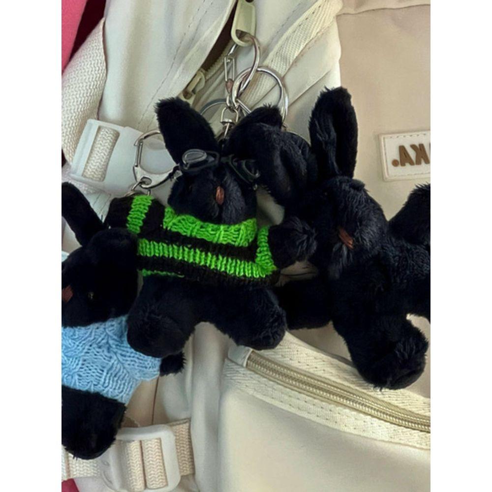 Bookaz [bookaz] Black Rabbit Keychain