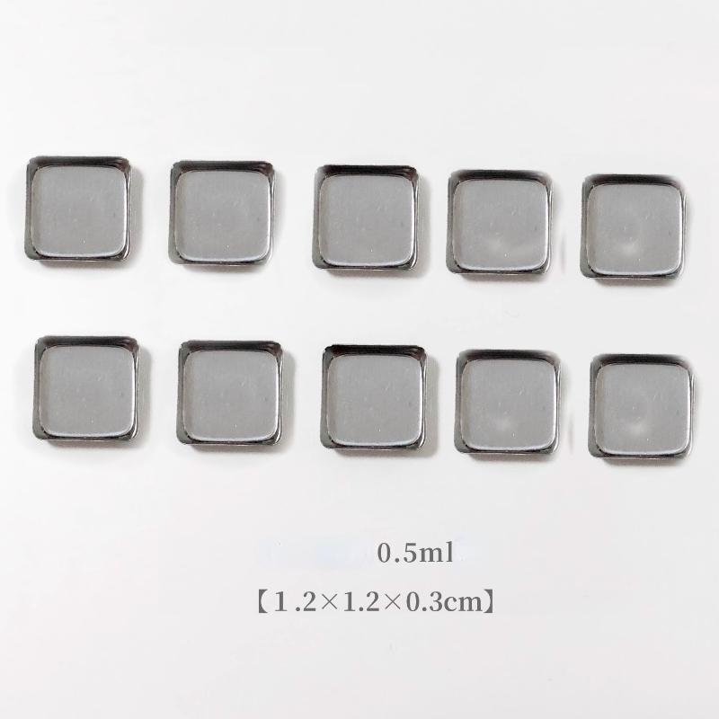 

0.5ml/1ml Watercolor Pigment Subpackage Metal Grids Portable Paint Box Accessories Artist Travel Painting Supplies Storage Tool