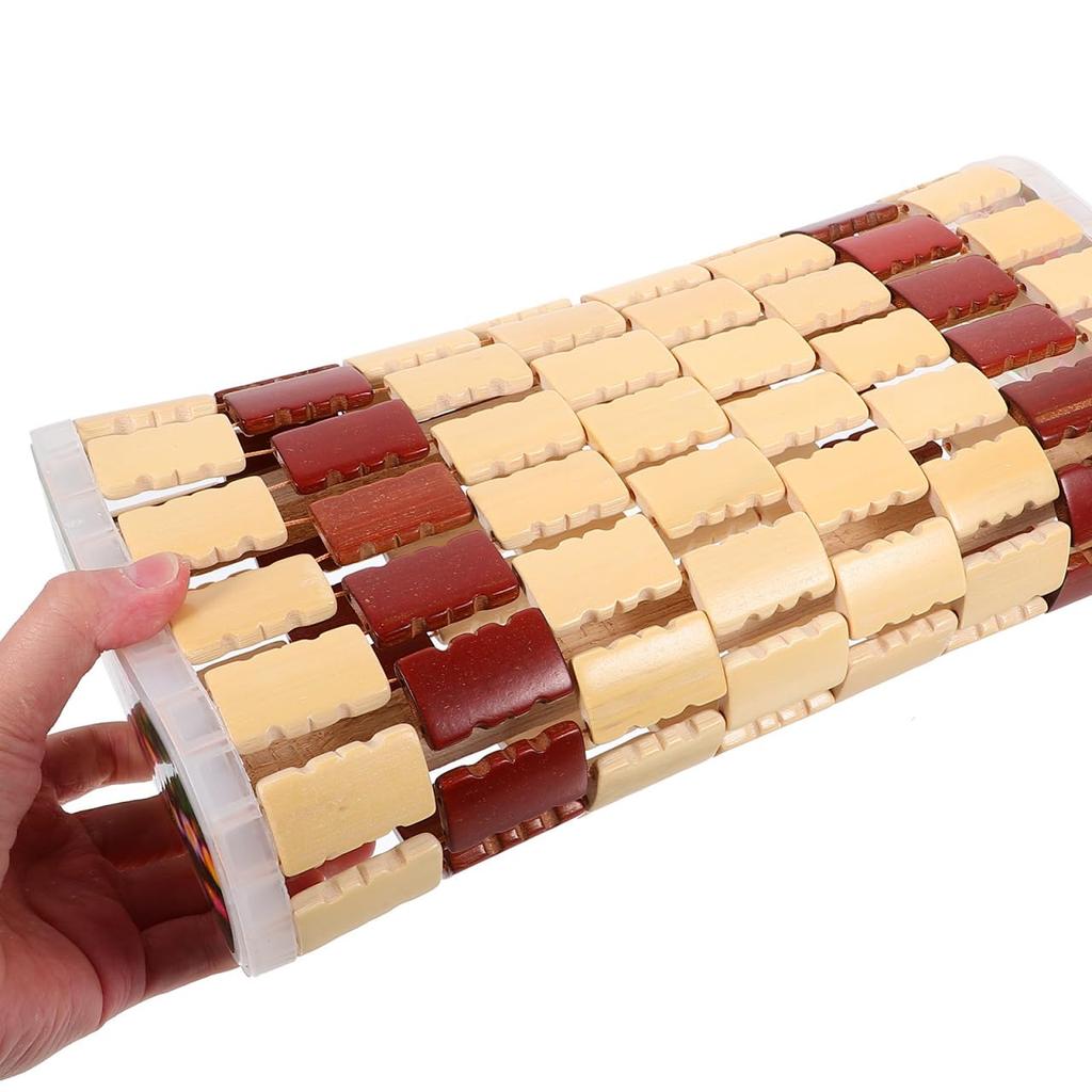 OATIPHO Steam Room Pillow, Bamboo, Breathable, Neck Rest, Anti-Sweat Pillow, Hollow Design, Bed Pillow for Seniors