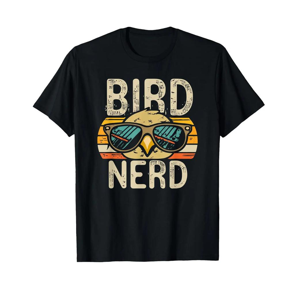 I Heart Birds Funny Bird Nerd Vintage Retro Sunset Cute T Shirt Vintage Stylish Versatile Slightly Homme Comfortable