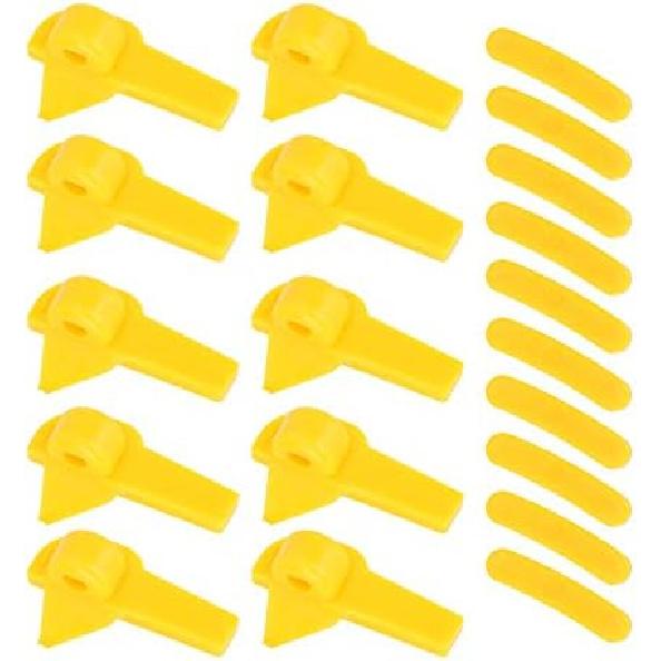 KIMISS Tire Changer Protector, 20pcs Tyre Changer Mount Demount Head Duck Insert Rim Protector