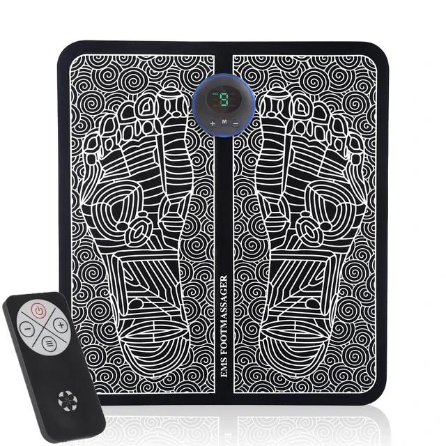 Rechargeable Foot Massage Pad Acupoint Electric Relieves Foot Pain Electric Stimulates Muscles Improves Blood Circulation