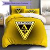 Alemannia Aachen Pattern Bedding Quilt Set  Home Decoration  Gift (1 * duvet cover + 2 * pillowcase  without core).xwn