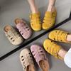 Half-drag Summer Women's Shoes New Platform Shoes Pig Cage Shoes Lazy One Pedal Bag Head Cool Slippers Women