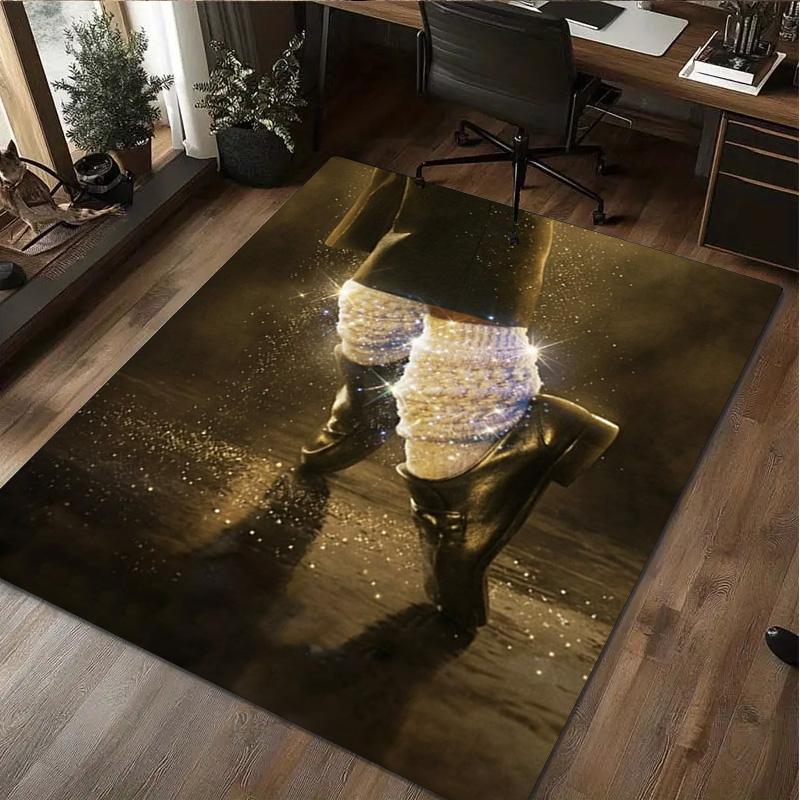 Michael Jackson Rug Carpet Office Decorative Carpet For Living Room Bedroom Door Mat Floor Rug Computer Chair Area Rug