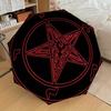 1pc Baphomet, Sigil Print Umbrella , Multi-functional Umbrellafor Men & Women, Valentine's Day Gift0817133