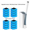 Disposable Toilet Brush Replacement Brush Head Cleaning Brush Kit Toilet Bowl Brush Long Handle Wall-mounted Wc Accessories Tool