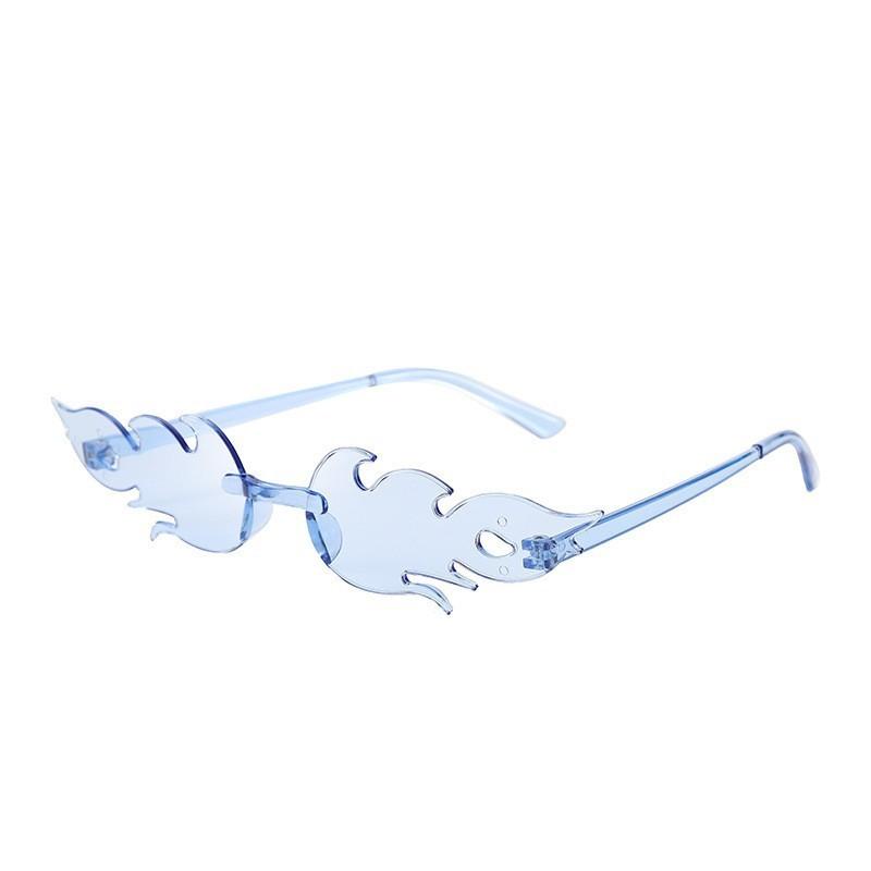 Occhiali da sole a forma di fiamma