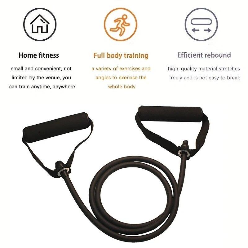 Banda de rezistență pentru fitness Exercițiu Tragere frânghie TPE Stretching Band Home Gym Workout Equipment Antrenament de forță