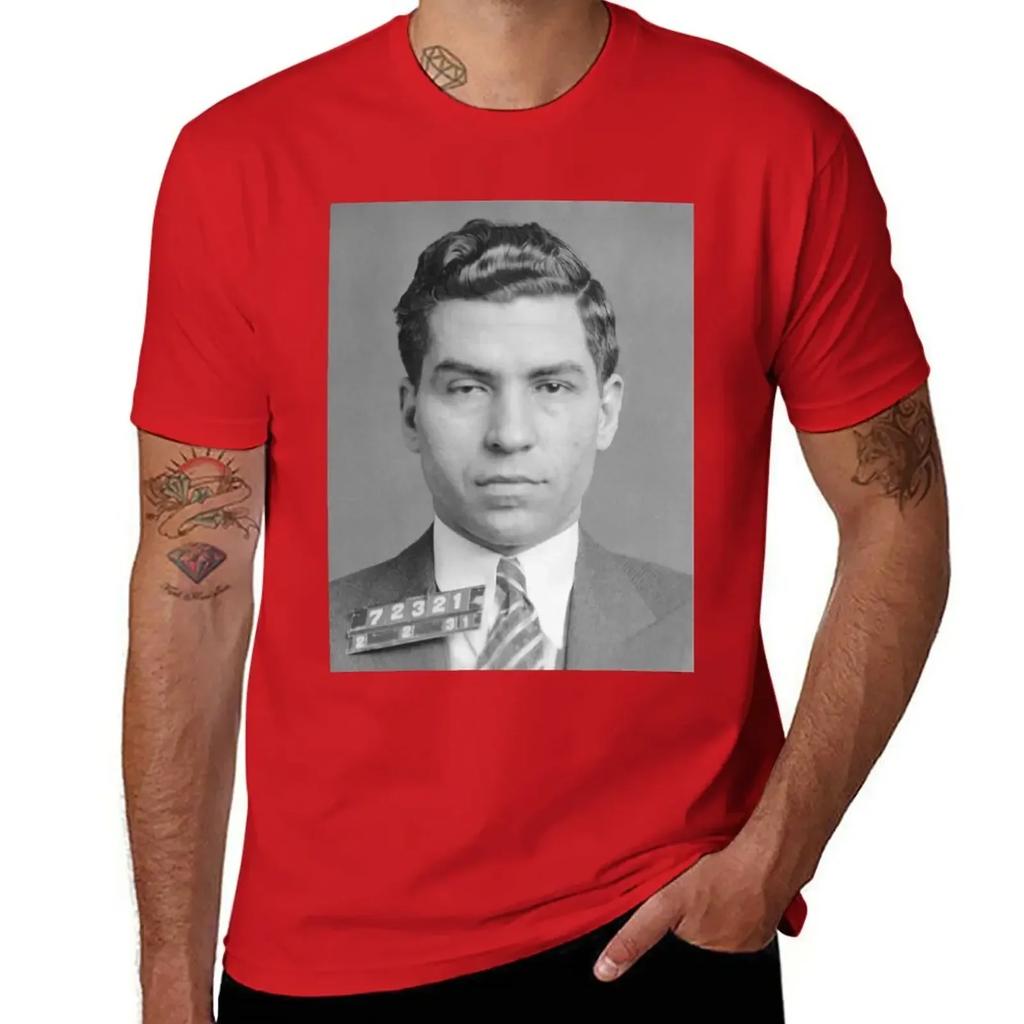 Lucky Luciano's Musgshot T-Shirt quick drying for a boy sports fans t shirts men