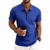New Arrival: Men's Summer Casual Minimalist Commuter Waffle-Weave Short-Sleeved Golf Polo Shirt