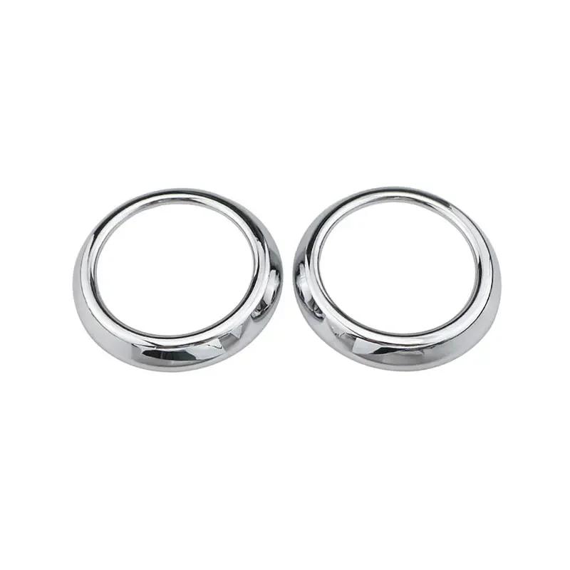 For Toyota RAV4 Rav 4 2013 - 2019 AC Air Vent Cover Ring 2Pcs Air Conditioning Outlet Sticker Decoration Frame Trim Accessories