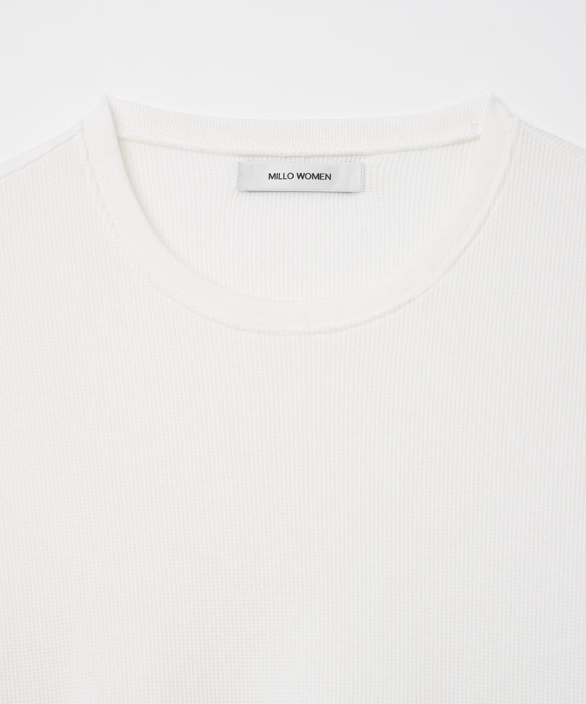 MILLO WOMEN Floral Loose T-Shirt [Ivory]