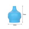 Silicone Sippy Lids with Spout Coffee Mug Cover for Mugs Jars Cups Orange
