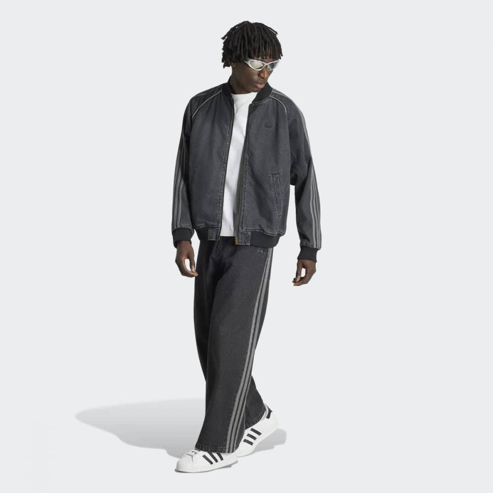 AdidaS Men S SSt Denim Bomber Jacket Ib6948