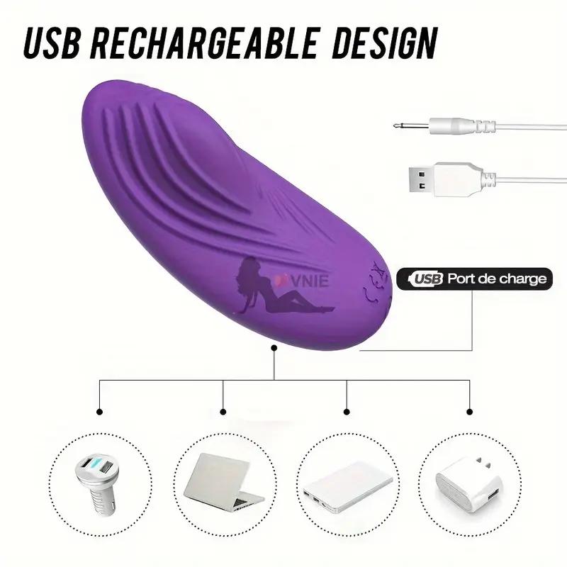 Remote Controlled Clitoral & G-Spot Stimulator - Intimate Dual Action Massager for Women & Couples - Enhances Sensual Playtime