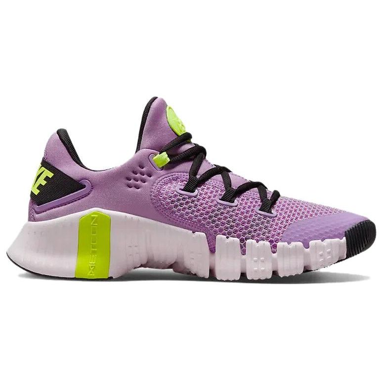 Nike  Free Metcon 4 Rush Fuchsia Volt Women Sneakers Purple Pearl-Pink Black CZ0596-501