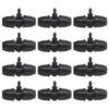 Home Yard Irrigation Tube Connectors Barbed Tee Drip Irrigation Reuseable 1/2Inch To 1/4Inch 12pcs High Quality