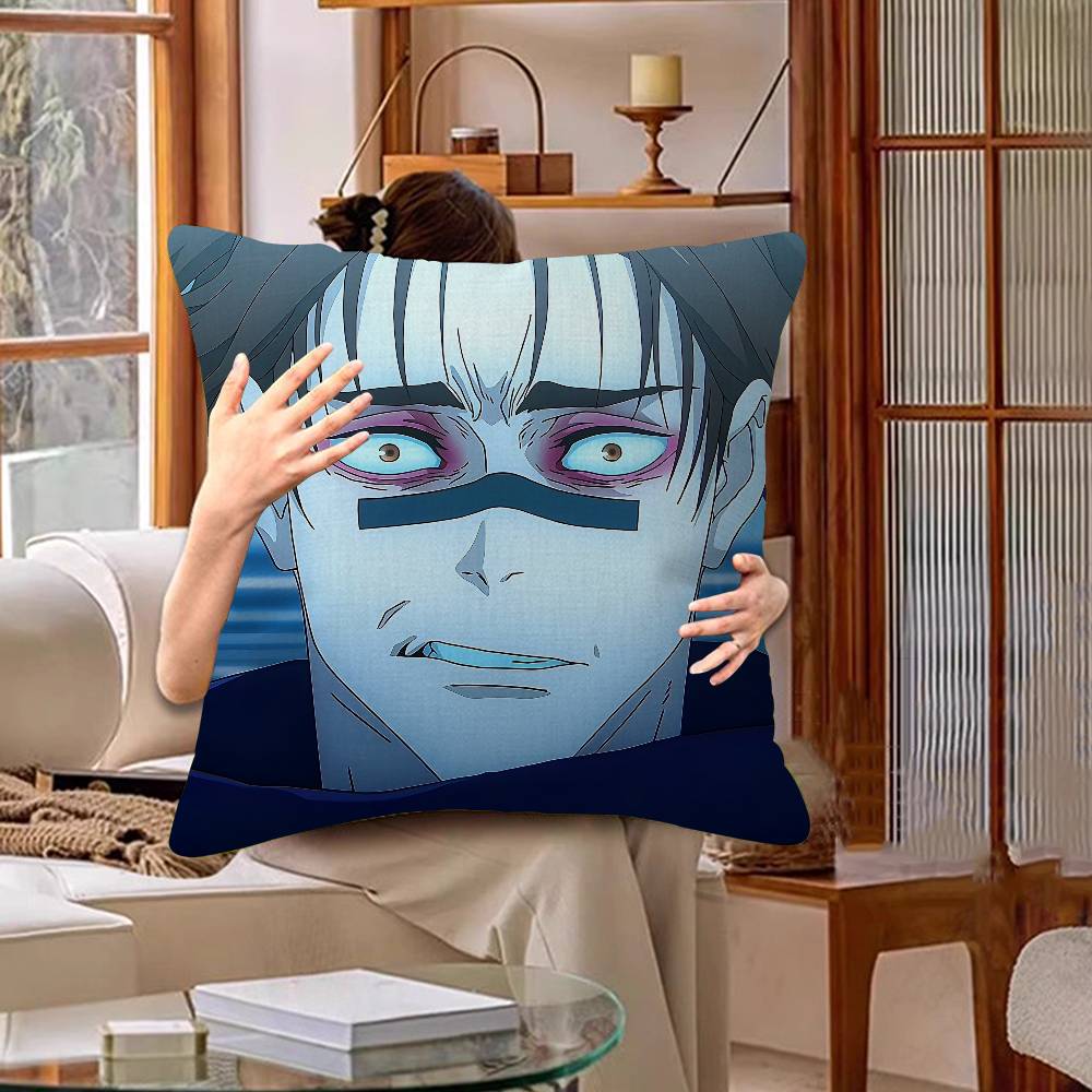 Cartoon Choso Jujutsu Kaisen Anime Maple Design Cushion Cover Happy Autumn Harvest decor Holiday Decorati Pillow Cover