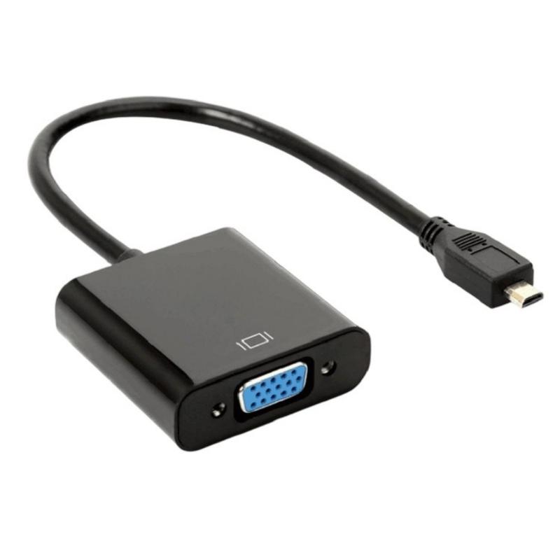 

HDTV to VGA Plastic Adapter 1080P Output Stable Signal Transfer Projection Converter Perfect for Monitors Tablets