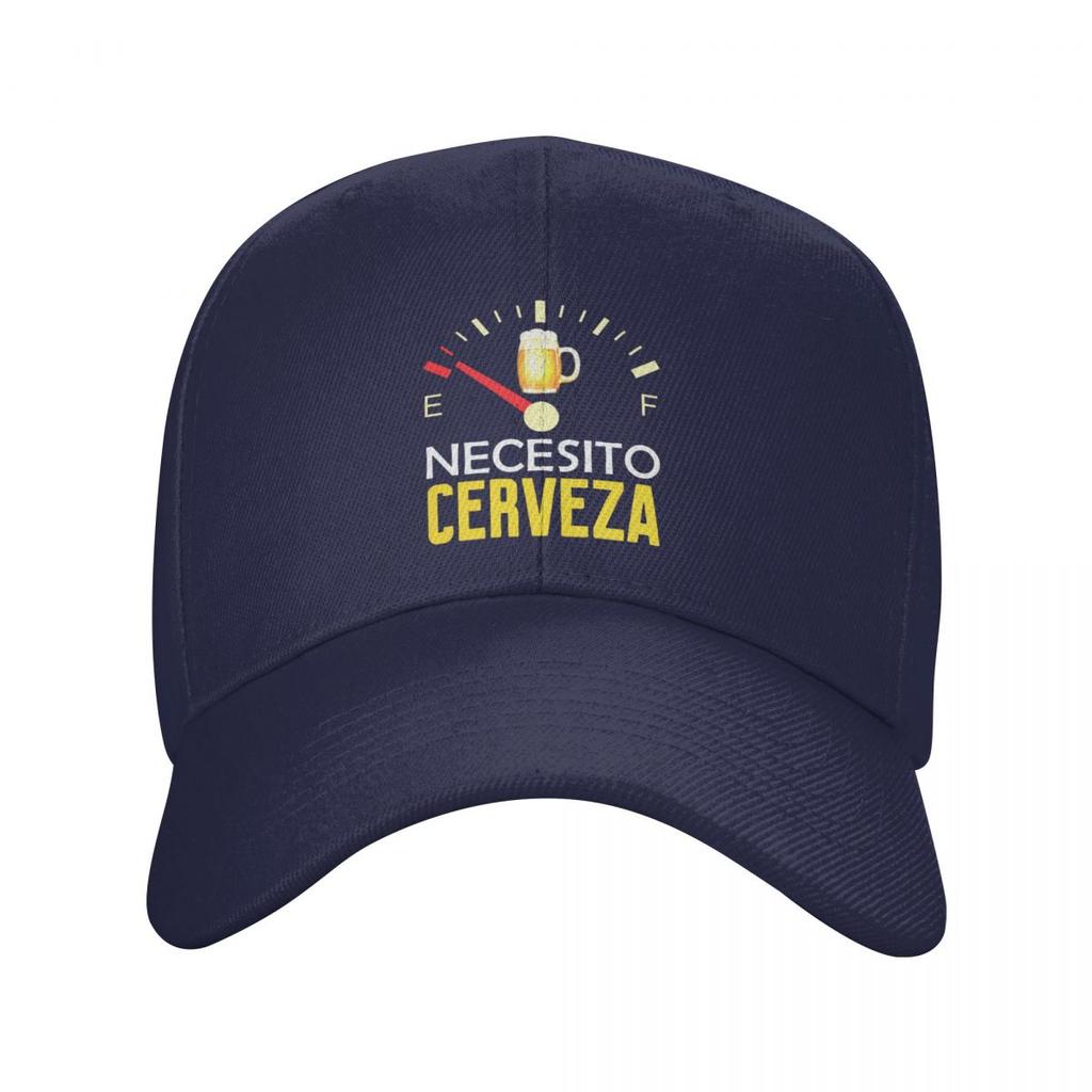 Custom Classic Unisex Necesito Cerveza I Need Beer Baseball Cap Adult Adjustable Dad Hat Women Unisex Outdoor Snapback Caps