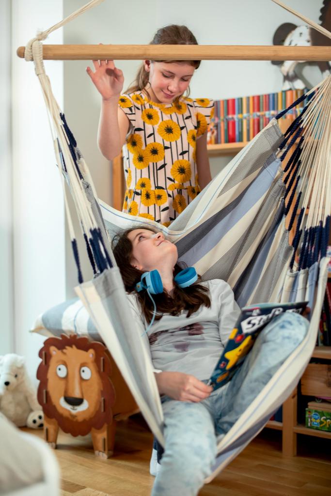 La Siesta Hammock Chair Basic Domingo Made by (Outdoor Use, Hamactex) DOC14-13 (SeaSalt)