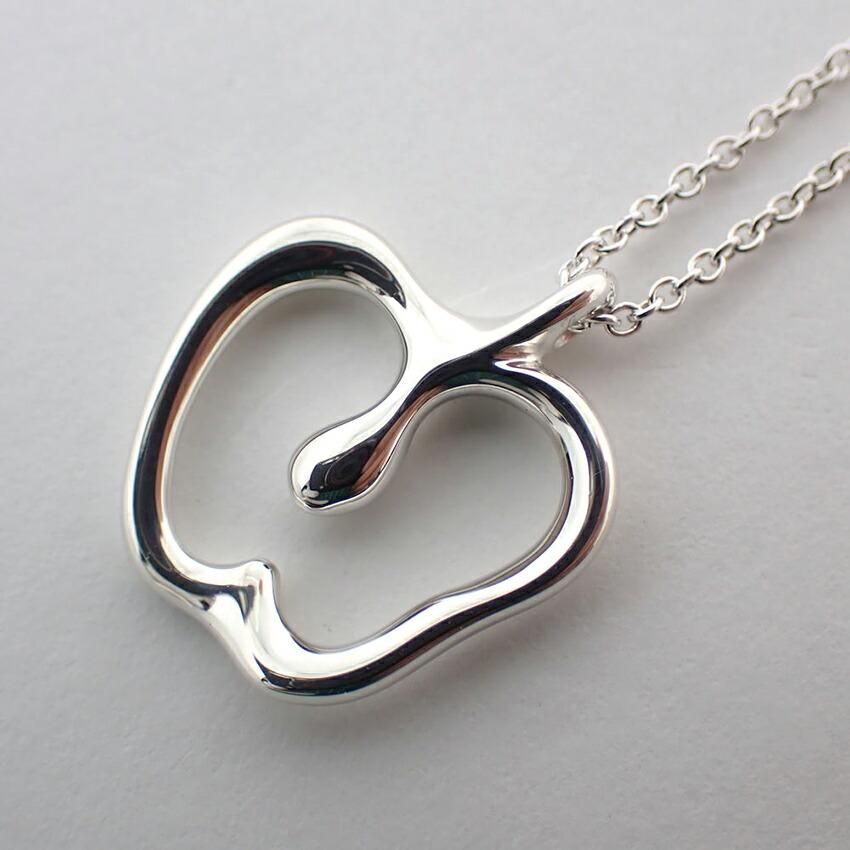 Pre-owned Tiffany SV925 Apple Pendant Necklace j42-16