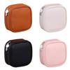 Leather Jewelry Storage Bag With Adjustable Drawstring Design Safely Holds Earrings Necklaces Rings Portable Organizers