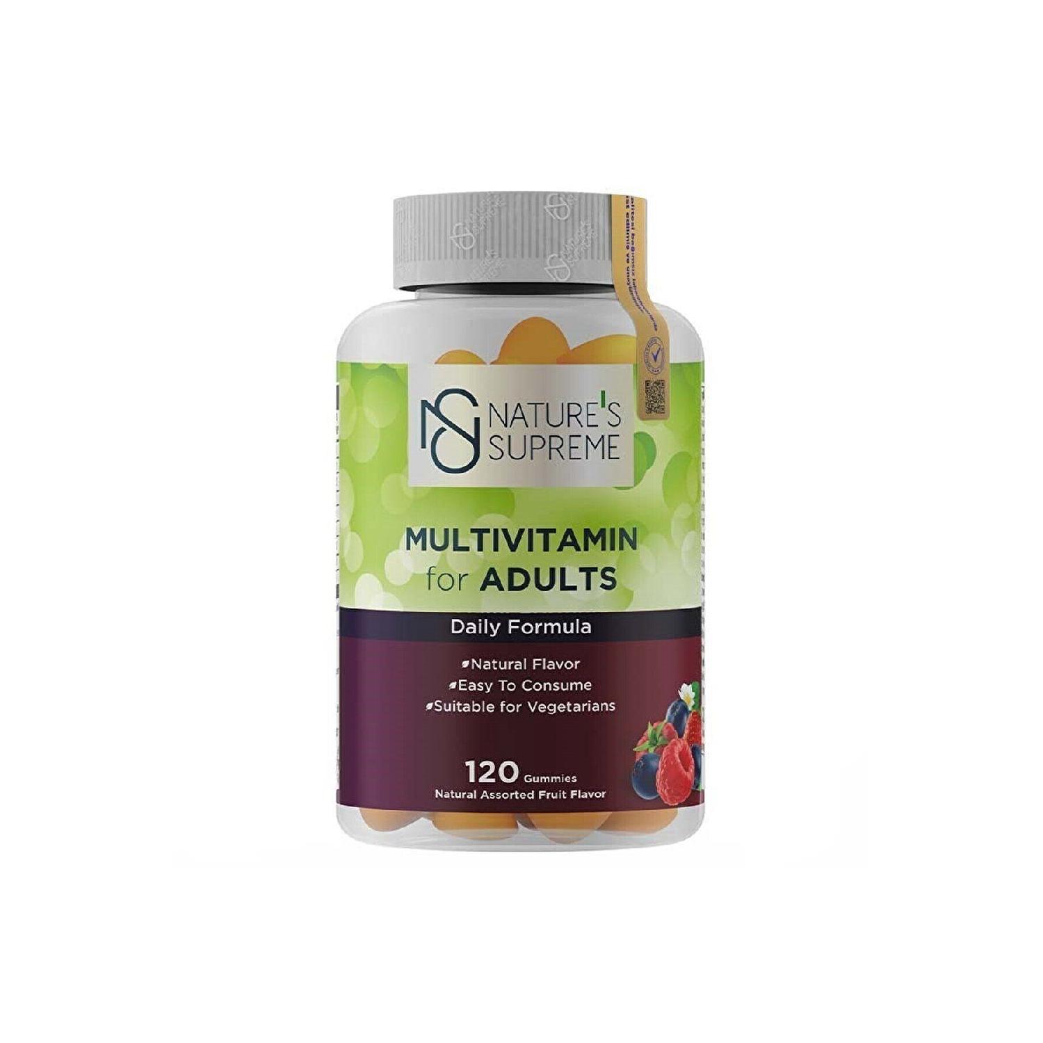 

Gummies Multivitamin For Adults 120 Chewable Form - Mixed Fruit